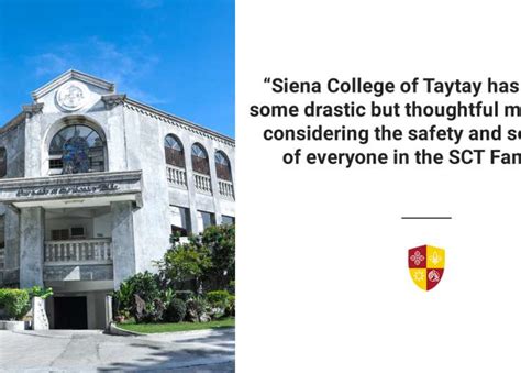 Siena College of Taytay Admission, Courses, Fees, Contacts, .